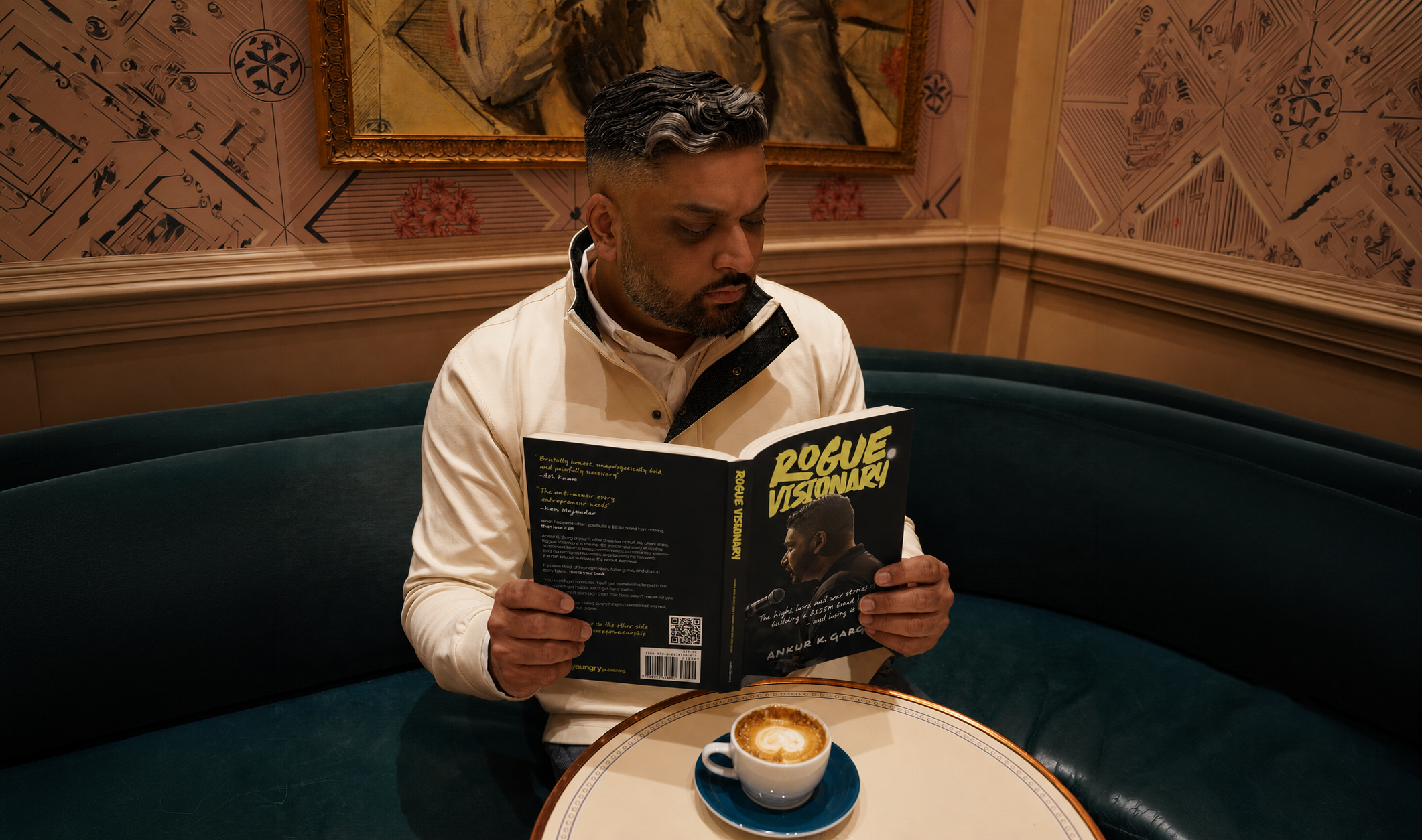 Ankur K. Garg reading Rogue Visionary